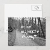 Carte Postale Encouragement du couplet biblique (Devant / Derrière)