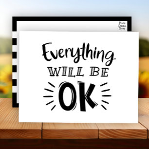 Carte Postale Encouragement, Penser à votre amitié