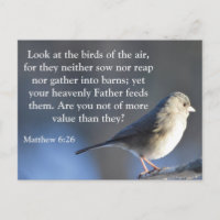 Carte postale Encouragement religieux