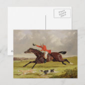 Carte Postale Encouraging Hounds, 1839 (huile sur panneau) (Devant / Derrière)