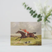 Carte Postale Encouraging Hounds, 1839 (huile sur panneau) (Debout devant)