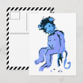 Carte Postale encre de singe (Devant / Derrière)