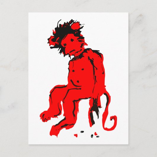 Carte Postale encre de singe (Devant)