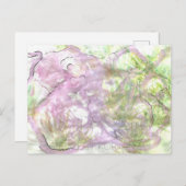 Carte postale Encre magique (Devant / Derrière)