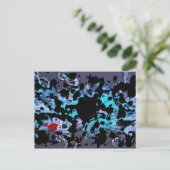 Carte Postale ENCRE NOIRE | plaque jaune (Debout devant)