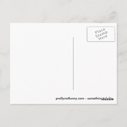 Carte postale End Robot Child Abuse (Dos)