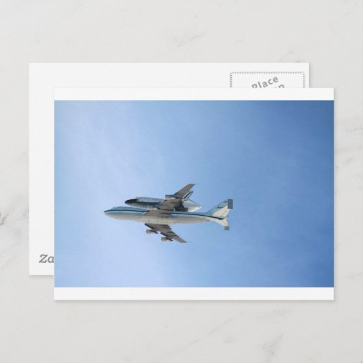 Carte Postale Endeavers Vol final (Devant / Derrière)