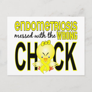 Carte Postale Endometriose Empoisonnée Avec Un Mauvais Pouce