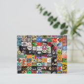 Carte Postale Endroits de pi (Debout devant)