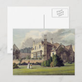 Carte Postale Endsleigh, from Ackermann's Repository of Arts, (Devant / Derrière)