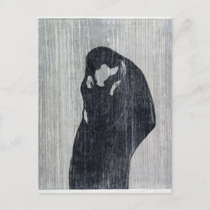 Carte Postale Endvard Munch Le Kiss IV