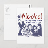 Carte Postale Enemy Alkohol (Devant / Derrière)