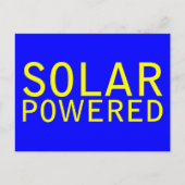 Carte Postale énergie solaire (Devant)