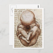 Carte Postale Enfant à naître (Devant / Derrière)