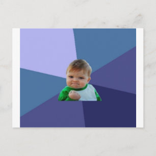 Carte Postale Enfant à succès