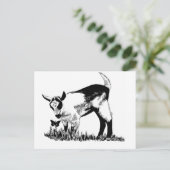 Carte Postale Enfant alpin (Debout devant)