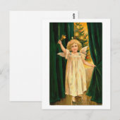 Carte Postale Enfant ange (Devant / Derrière)