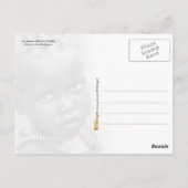 Carte Postale Enfant anuak en Éthiopie (Dos)