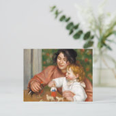 Carte Postale Enfant avec jouets peinture par Auguste Renoir (Debout devant)