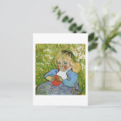 Carte Postale Enfant avec Orange, Vincent van Gogh (Debout devant)