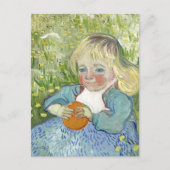 Carte Postale Enfant avec orange, Vincent Van Gogh (Devant)