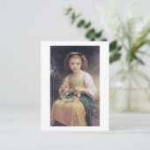 Carte Postale Enfant Braiing a Crown, Bouguereau (Debout devant)