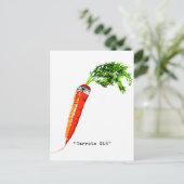 Carte Postale enfant carotte léger (Debout devant)