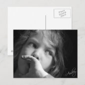 Carte Postale Enfant contemplatif (Devant / Derrière)