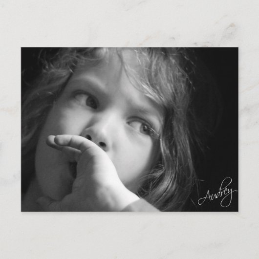 Carte Postale Enfant contemplatif (Devant)