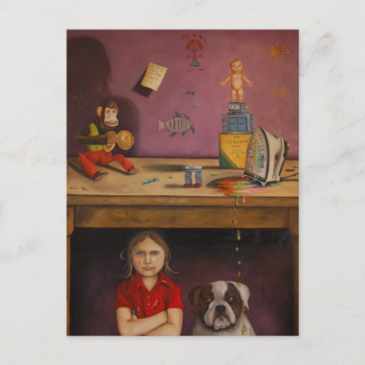 Carte Postale Enfant coquin (Devant)