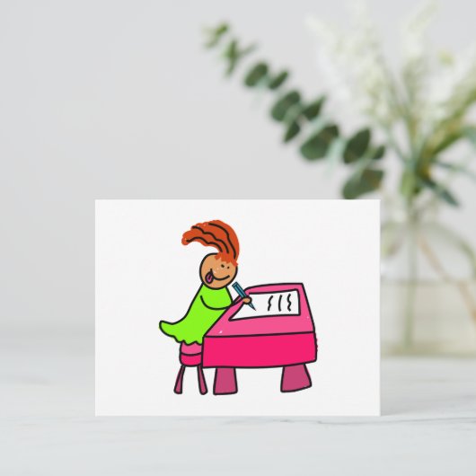 Carte Postale Enfant de l'école (Debout devant)