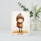 Carte Postale Enfant de l'école primaire (Debout devant)