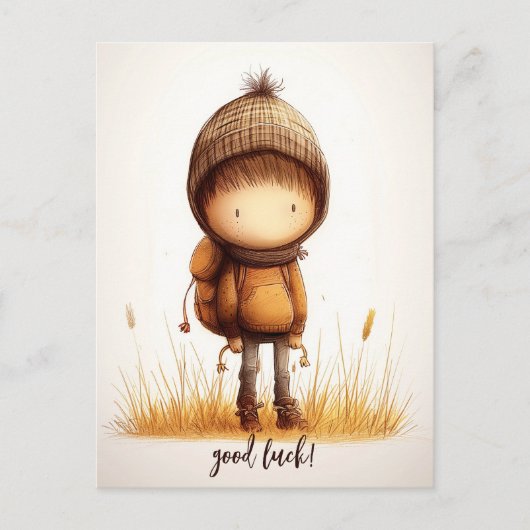 Carte Postale Enfant de l'école primaire (Devant)