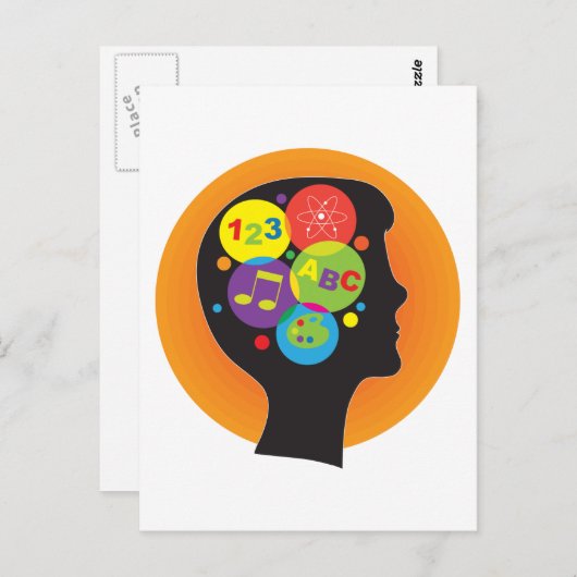 Carte Postale Enfant de l'esprit (Devant / Derrière)