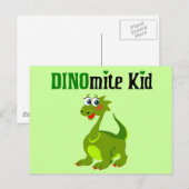 Carte Postale Enfant Dinomite (Devant / Derrière)