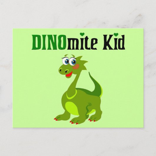 Carte Postale Enfant Dinomite (Devant)