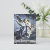 Carte postale Enfant et Ange (Debout devant)