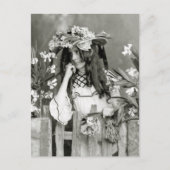 Carte Postale Enfant fleur devant son temps : 1902 (Devant)