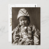 Carte Postale Enfant indien de Wishham (Devant / Derrière)