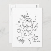 Carte postale enfant interne (Devant / Derrière)