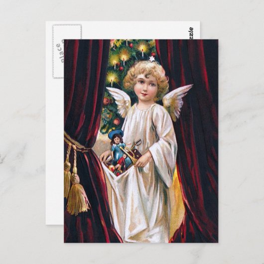 Carte Postale Enfant Jésus allemand (Devant / Derrière)