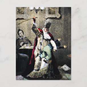 Carte postale enfant père Noël Disciplines