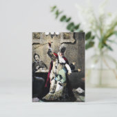 Carte postale enfant père Noël Disciplines (Debout devant)