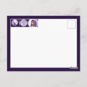 Carte postale enfant Purple Moon (Dos)