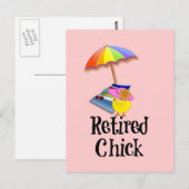 Carte Postale Enfant retraité, Humour de retraite (Devant / Derrière)