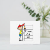 Carte Postale Enfant Super (Debout devant)