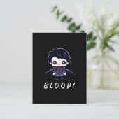 Carte Postale Enfant Vampire (Debout devant)