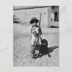 Carte postale enfant vintage