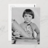 Carte postale enfant vintage (Devant / Derrière)