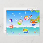 Carte Postale Enfants (Devant / Derrière)